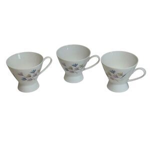 Rosenthal Continental 3722 German China 4 OZ Demitasse Cups Set of 3 MCM